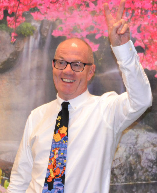 Acknowledging nurses at Knox Community Hospital for Nurses Week event where Conor was keynote speaker